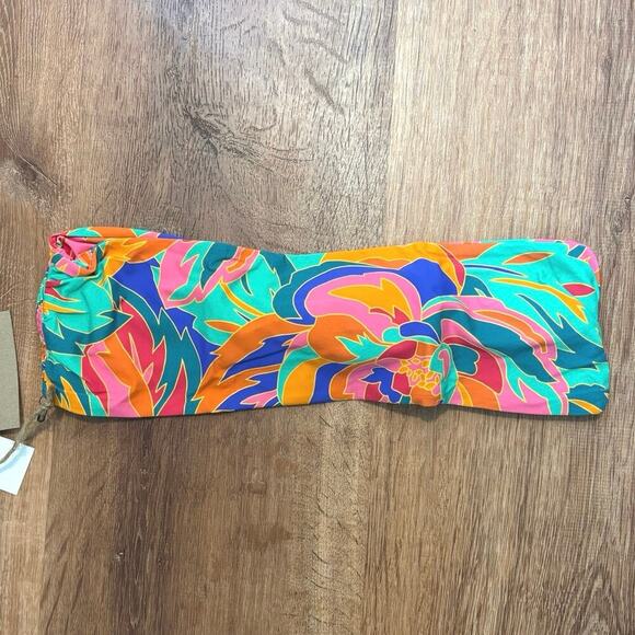 NWT Stone Fox Swim Stained Glass Lele Bikini Top Size XL - Picture 6 of 7